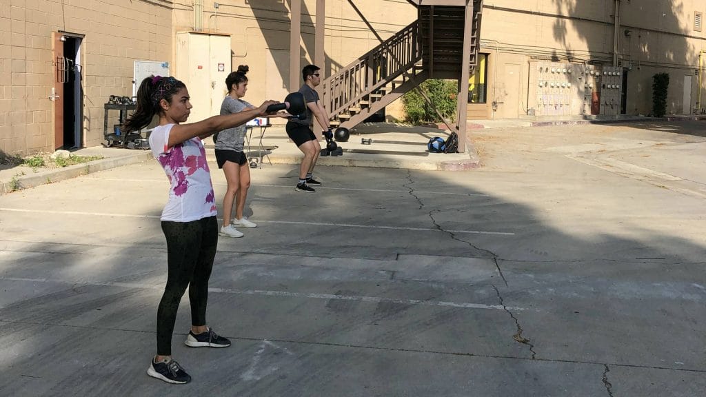 Outdoor workout at Gimme CrossFit